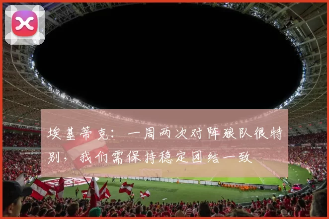 埃基蒂克：一周两次对阵狼队很特别，我们需保持稳定团结一致